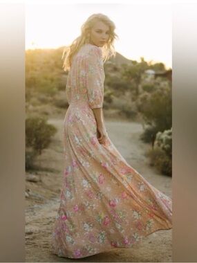 Vintage 🌸Spell Sundancer Gown Blush Pink Medium